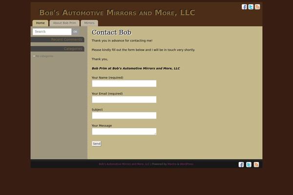 Mantra theme site design template sample