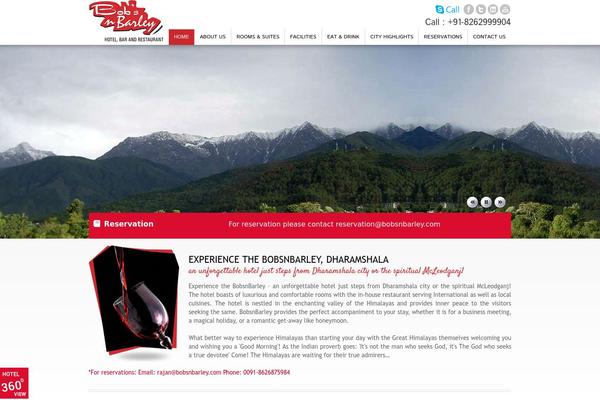 HotelBooking theme site design template sample