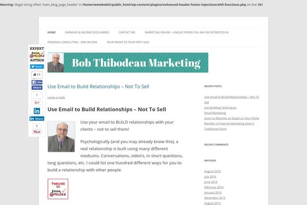 Twenty Twelve theme site design template sample