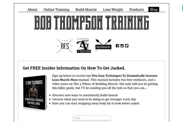bobthompsontraining.com site used The Fox