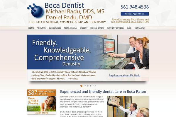 Gm theme site design template sample