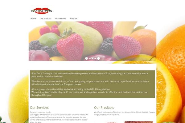 Harmony theme site design template sample