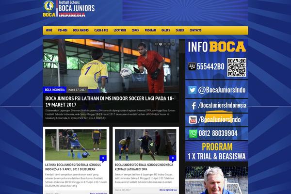 Boulevard theme site design template sample