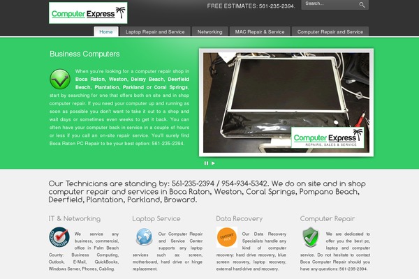 PureVISION theme site design template sample