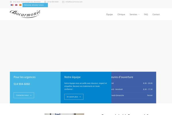 MediCenter theme site design template sample