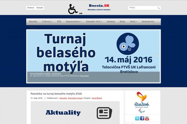 boccia.sk site used Olympicgames