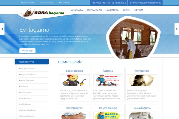bocekilaclama.eu site used Ilaclama