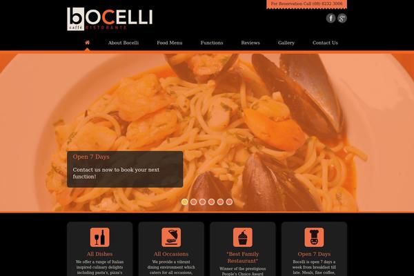 Dine & Drink theme site design template sample