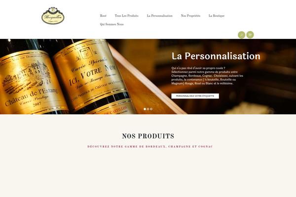 WineShop theme site design template sample