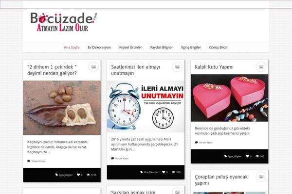 Pravda theme site design template sample