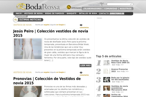Canguro theme site design template sample