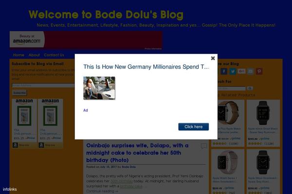 Site using T4B News Ticker plugin