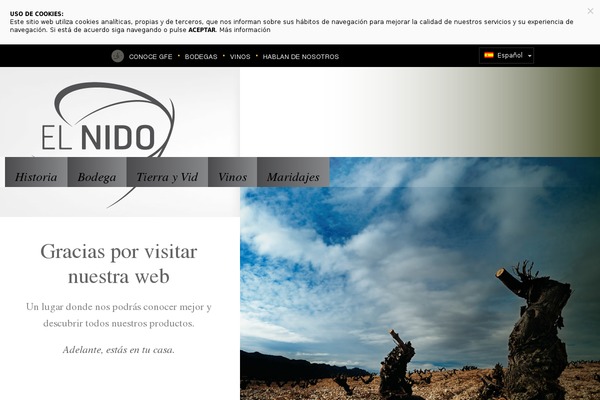 Site using Cartograf Cookie filter plugin