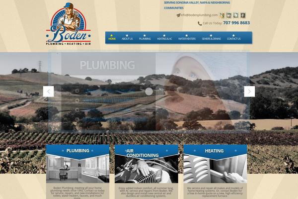 Bootstrap Canvas WP theme site design template sample