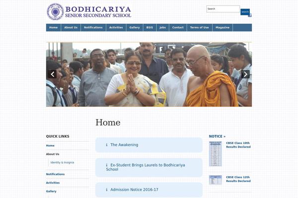 Academica theme site design template sample