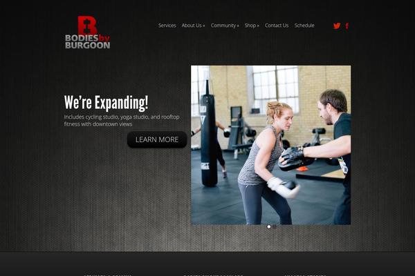 Fusion theme site design template sample