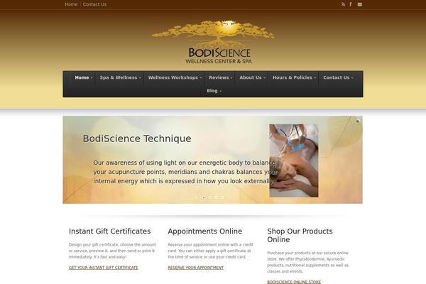 Karma theme site design template sample