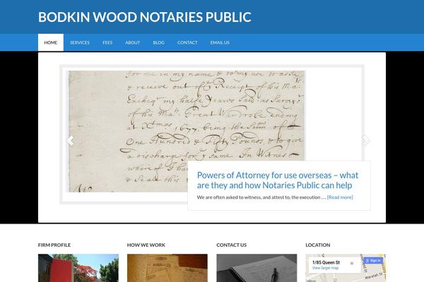 Outreach Pro theme site design template sample