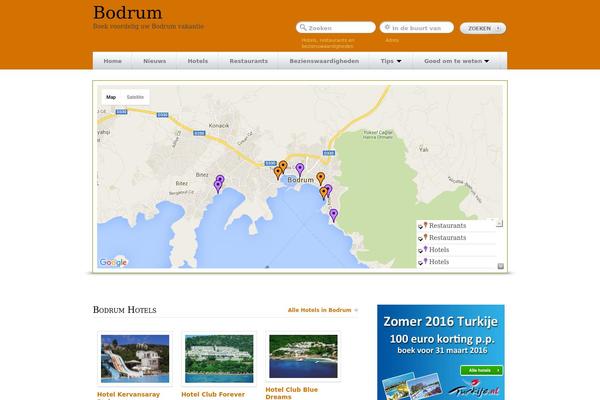 GeoPlaces theme site design template sample
