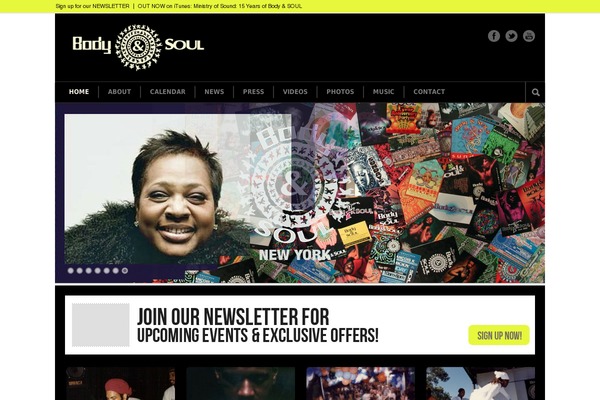 Modernize theme site design template sample