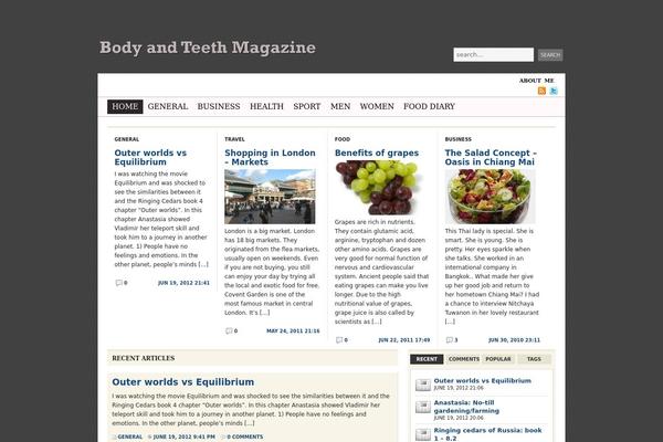 Yamidoo theme site design template sample