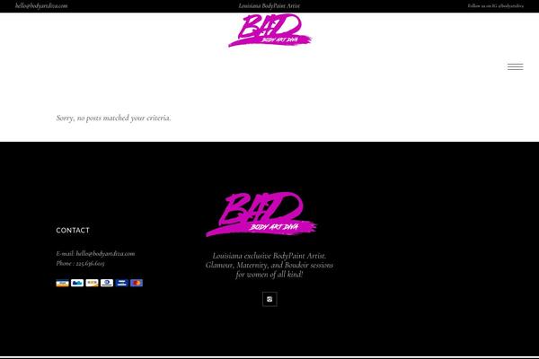 Biagiotti theme site design template sample