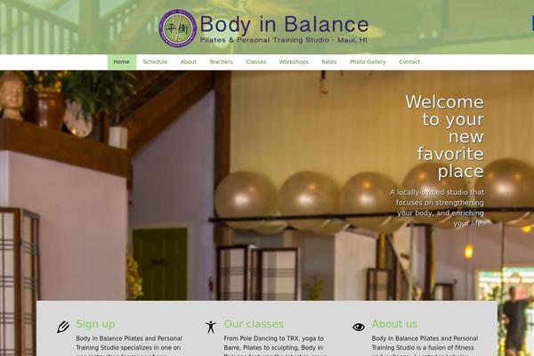 Wellspring theme site design template sample