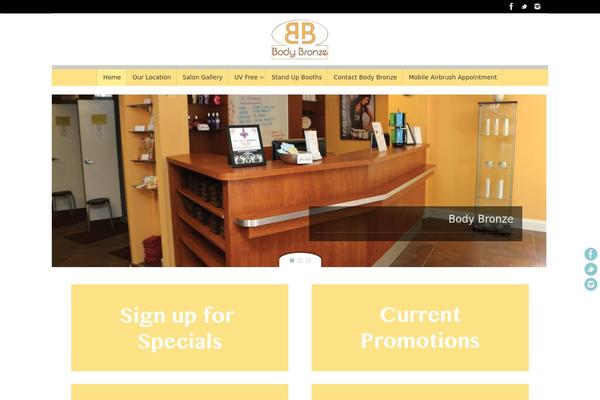 Tempera theme site design template sample