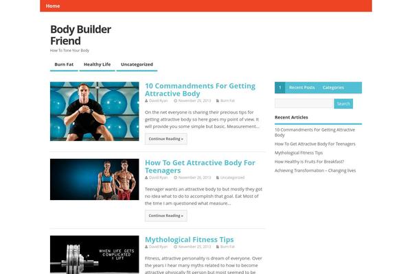 MesoColumn theme site design template sample