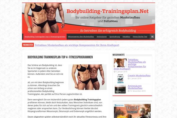bodybuilding-trainingsplan.net site used Sahifa theme
