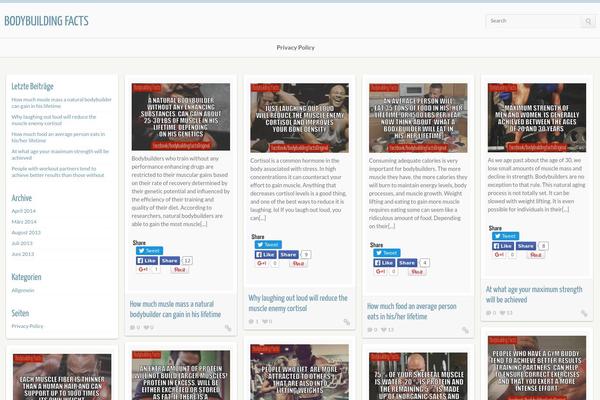 bodybuildinglexicon.com site used Projectnext