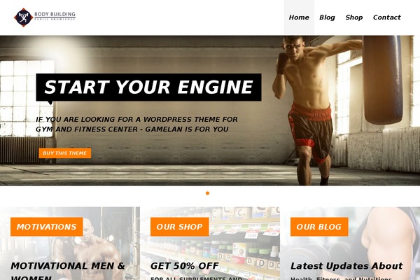 MaxShop theme site design template sample