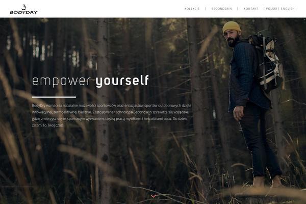 Shopkeeper Child theme site design template sample
