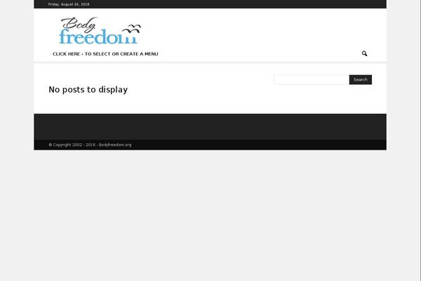bodyfreedom.org site used Bodyfreedom