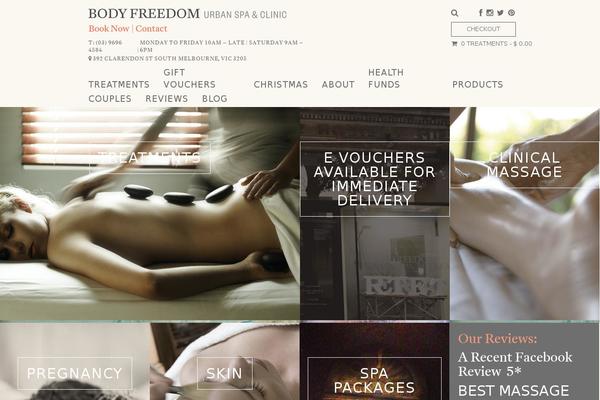 bodyfreedom theme websites examples