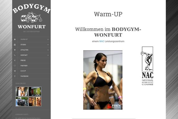 Flat theme site design template sample