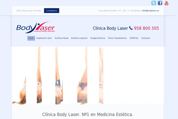 Beautypress website example screenshot