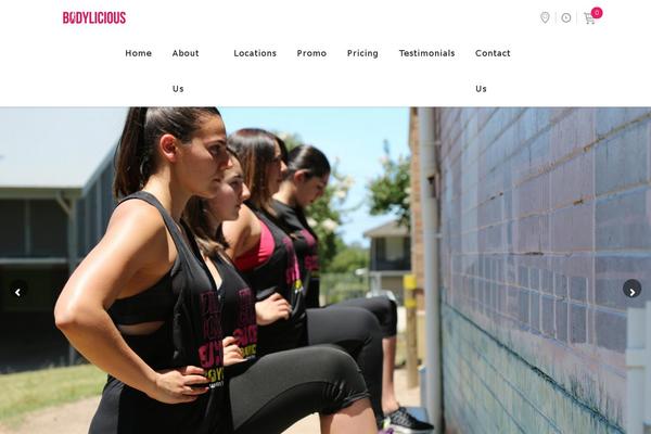 FitPro theme site design template sample