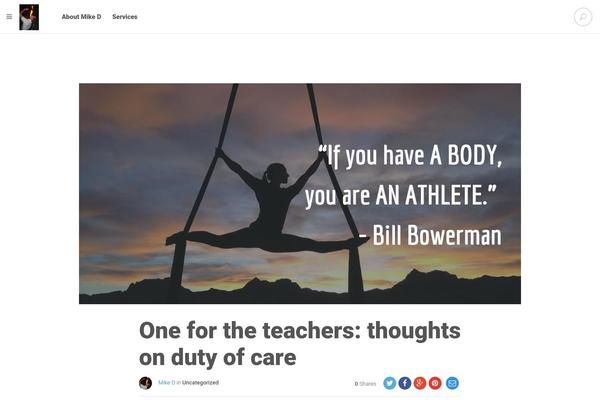 Zerif Pro theme site design template sample