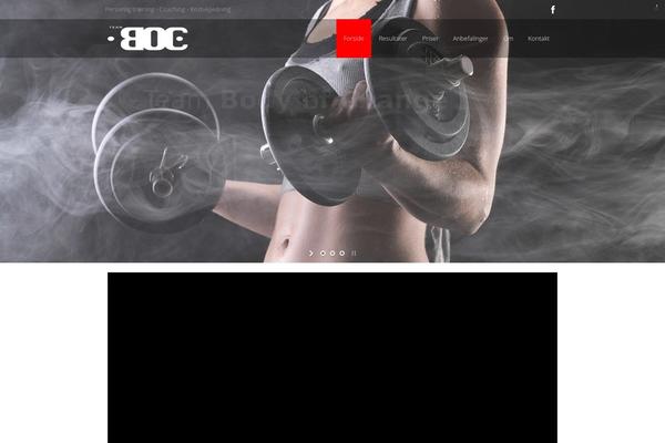 Fitness GYM theme site design template sample
