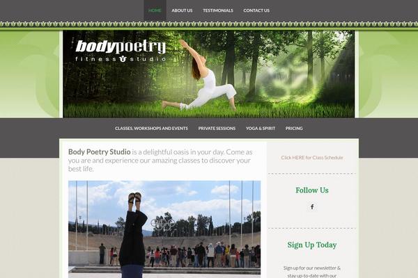 Going Green Pro theme site design template sample