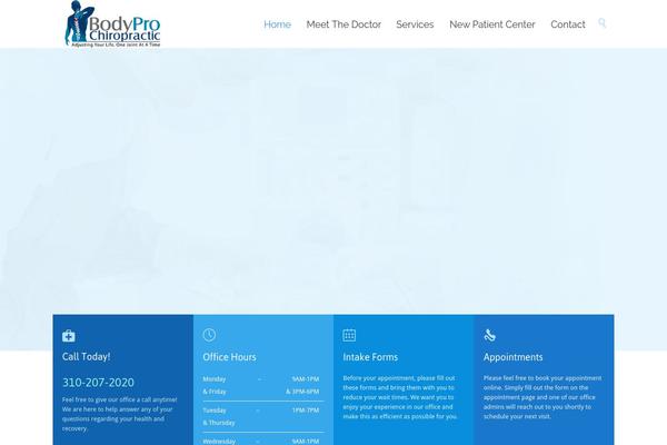 HealthCenter theme site design template sample