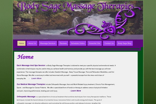 evolve theme site design template sample