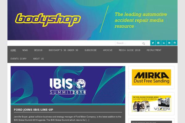 Dynamic News theme site design template sample