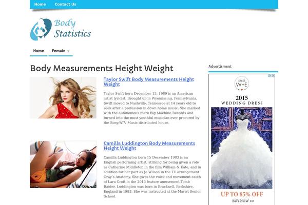 MesoColumn theme site design template sample