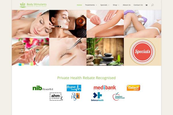 Beauty Salon theme site design template sample