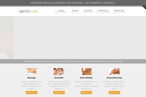 Wrings theme site design template sample