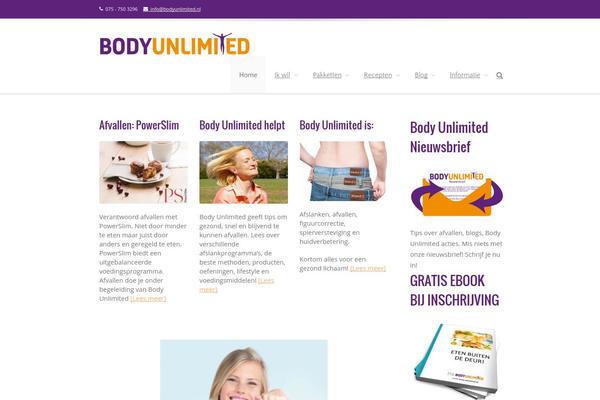Alora theme site design template sample