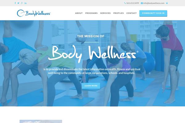 Structure theme site design template sample