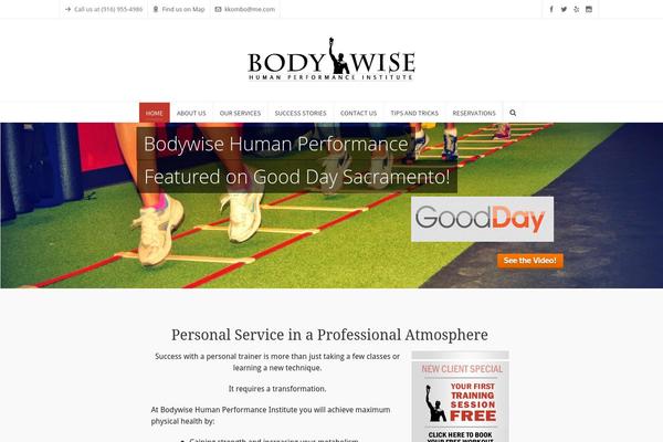 Highend theme site design template sample
